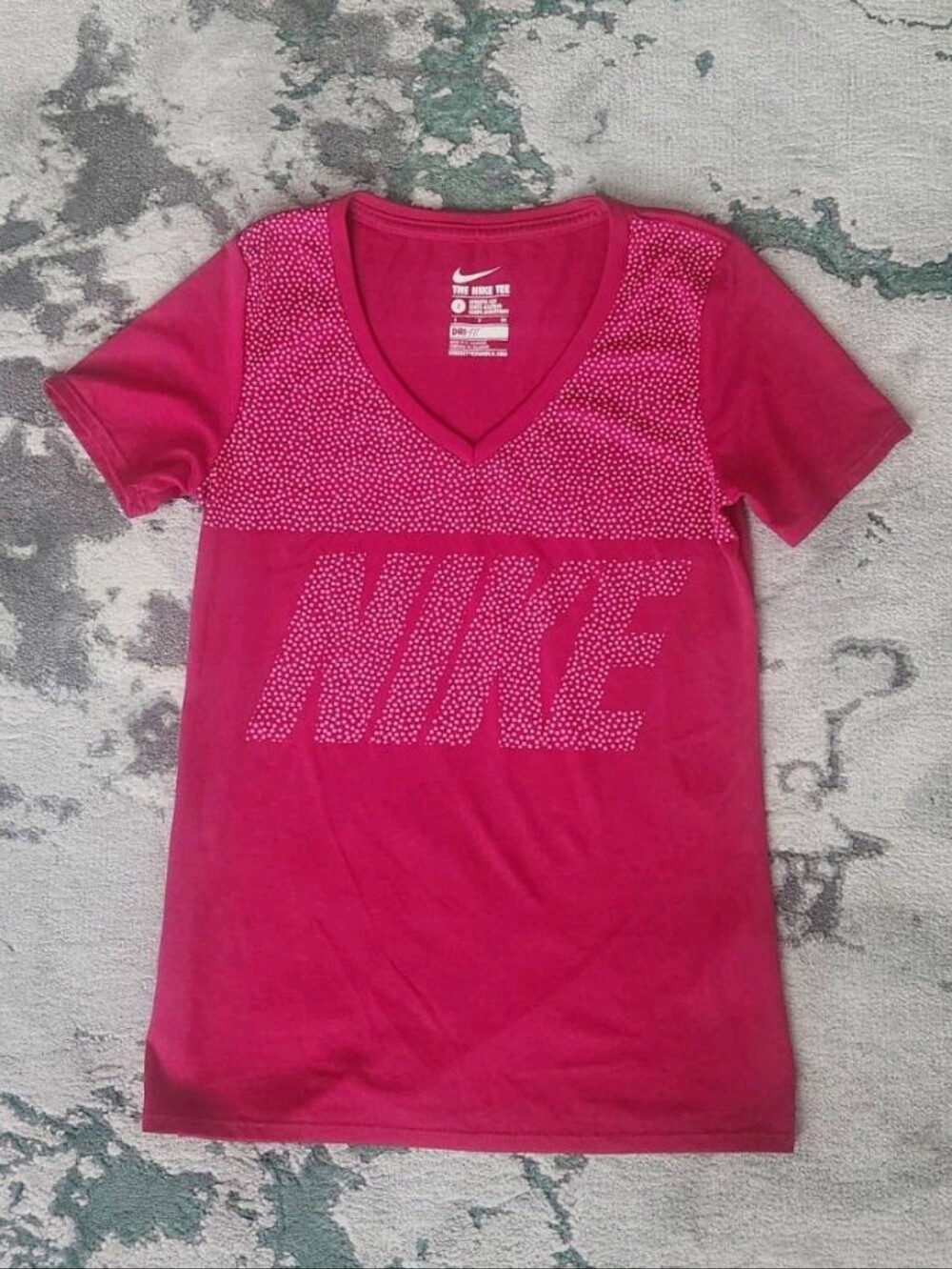 Nike Women's V-Neck Tee with Studded Logo